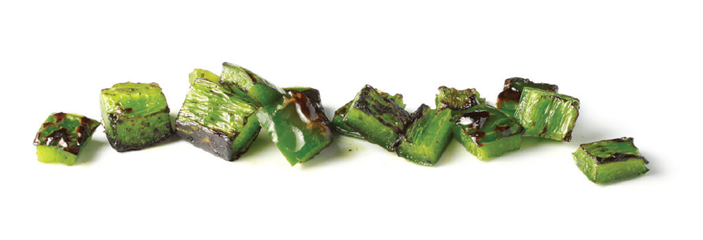 IQF Flame Roasted Poblano Peppers